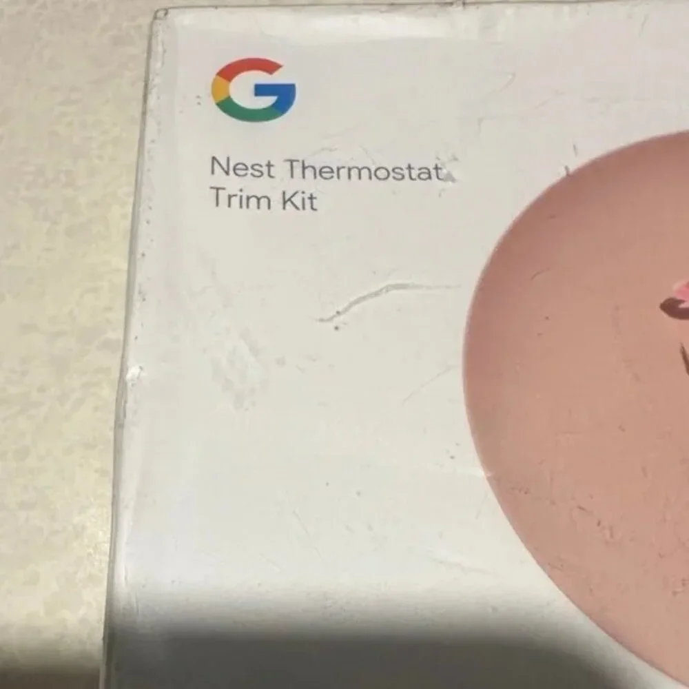 Google Nest Thermostat Trim Kit in Soft Pink